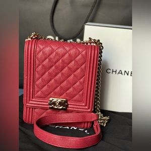 CHANEL Boy Bag North South Edition